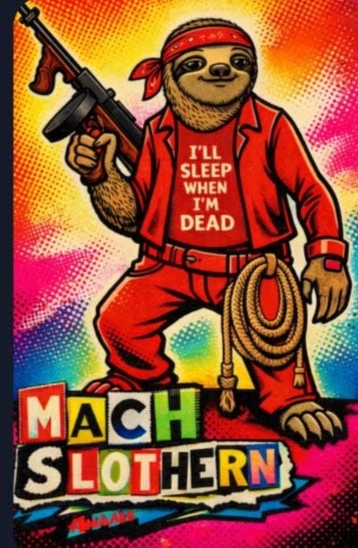 Mach Slothern, original card art by Zane Verley