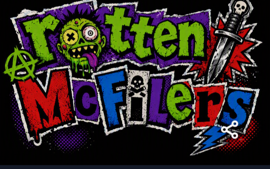 Rotten McFilers, original card art by Zane Verley