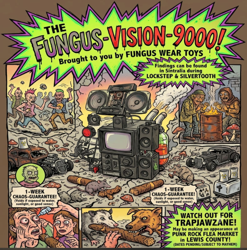 Fungusvision, original poster design by Zane Verley